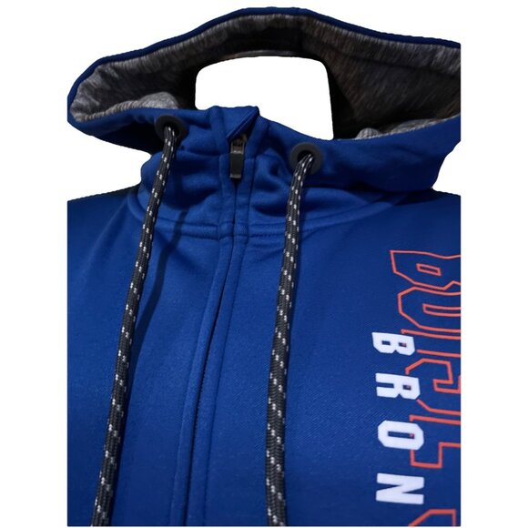 NEW Boise State BSU Broncos Colosseum Full Zip Hoodie Sweatshirt Men's L - Picture 7 of 12